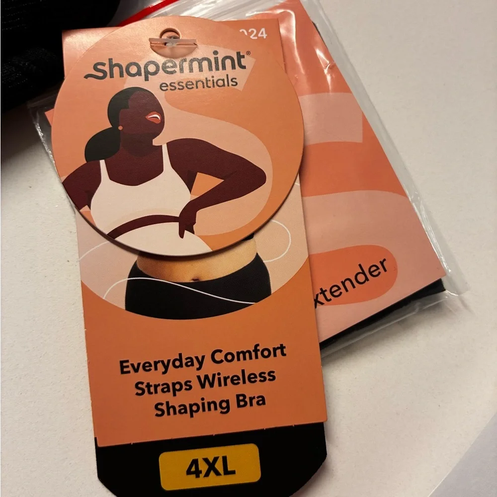 NWT Shapermint Truekind Womens Size 4x Daily Comfort Wireless Shaper Bra - Picture 3 of 6